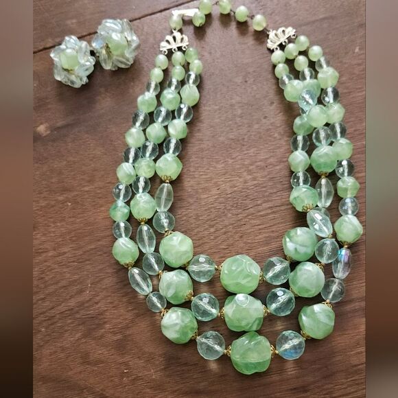 Jewelry - ✨️Vtg✨️ West Germany Necklace + Earrings